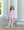 Santa Trio Pant Set- Pink