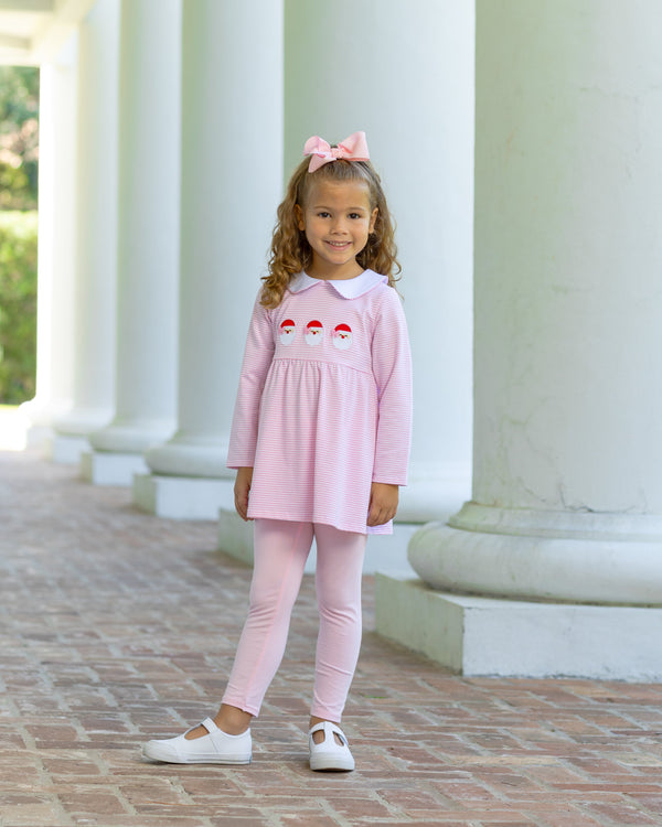 Santa Trio Pant Set- Pink