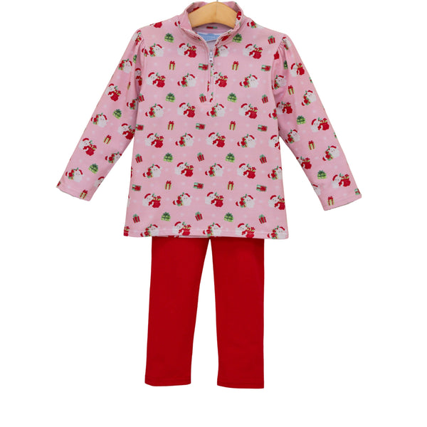 Santa's Workshop 1/4 Zip Pullover Set