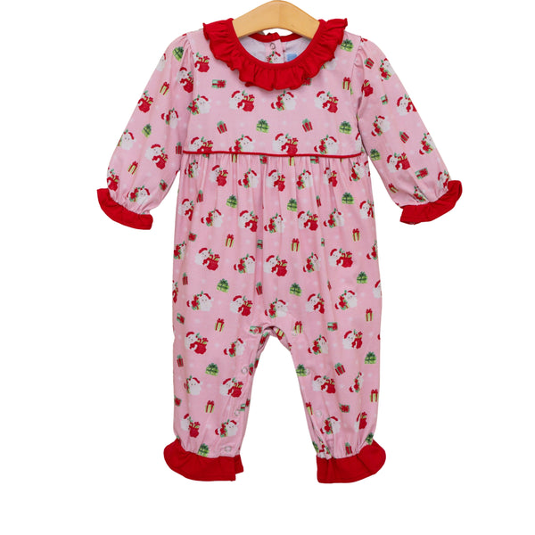 Santa's Workshop Ruffle Romper