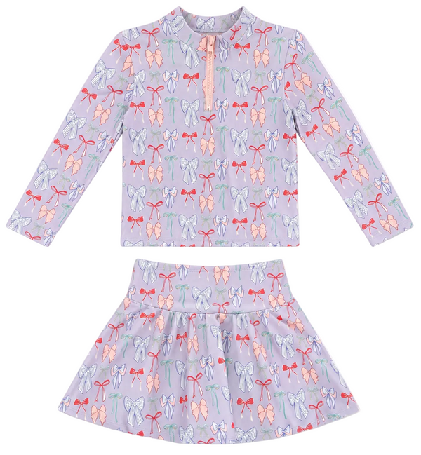 Sarah Set- Lavender Bow