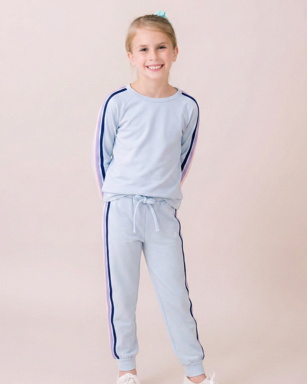 Savannah Jogger Set- Ice Blue, Royal, Pink, Petal Purple