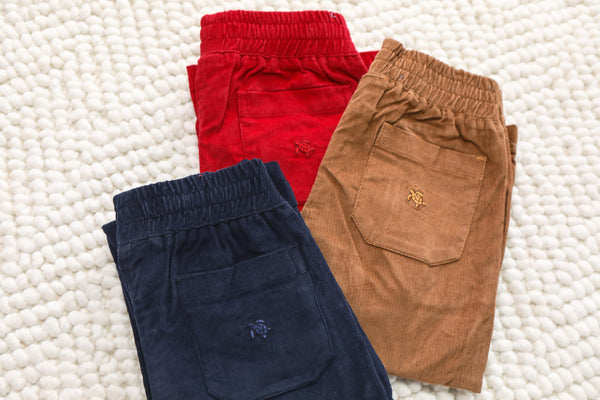 Charlie Pull On-Navy Cord
