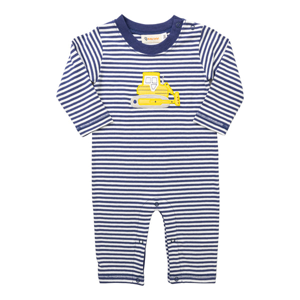Bulldozer W/ Grey Tracks Romper