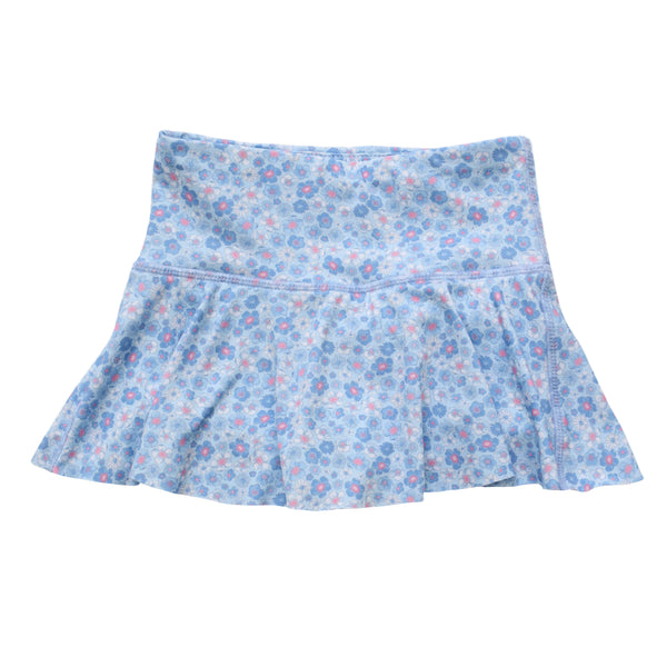 Skort- Blue Floral