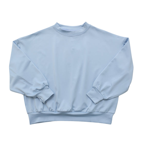 Performance Sweatshirt- Angel Falls Baby Blue