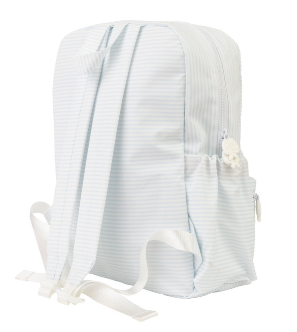Blue Stripe Backpack- Large