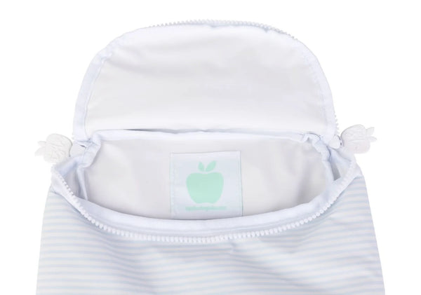 Light Blue Stripe Bottle Bag