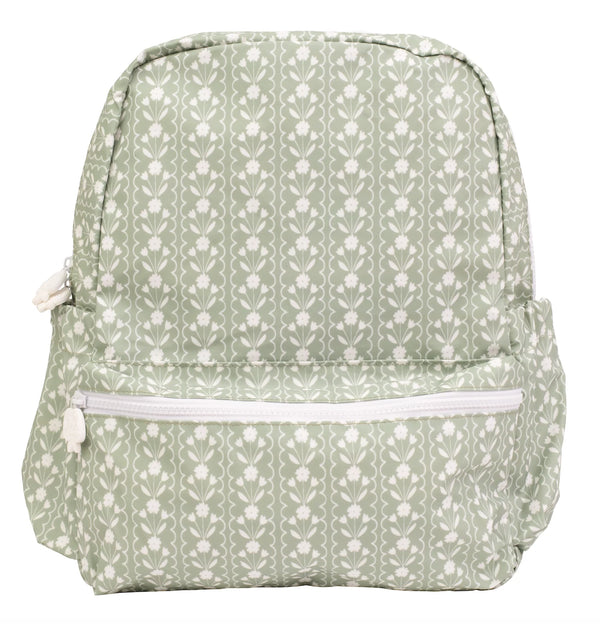 Sage Floral Backpack- Small