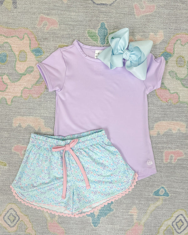 Emily Short- Frosted Floral, Cotton Candy Pink