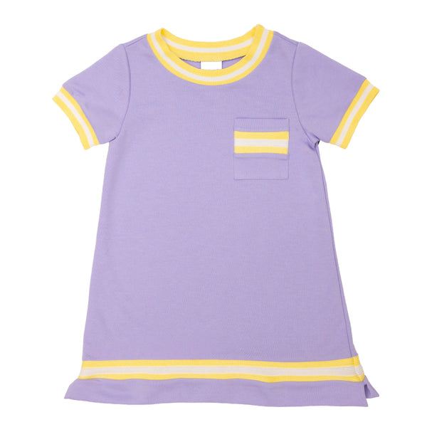 Landry Dress- Game Day Lavender