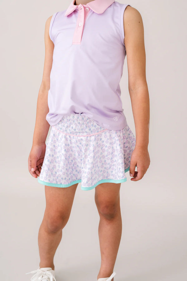 Quinn Skort- Blissful Blooms, Totally Turquoise, Cotton Candy Pink