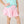 Quinn Skort- Flamingo Pink Stripe, Totally Turquoise