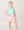 Quinn Skort- Flamingo Pink Stripe, Totally Turquoise
