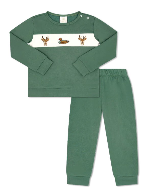 Bayou Knit Play Set- Griffin Green Mallard