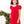 Eloise Dress High Point Red Corduroy- Merry