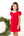 Eloise Dress High Point Red Corduroy- Merry