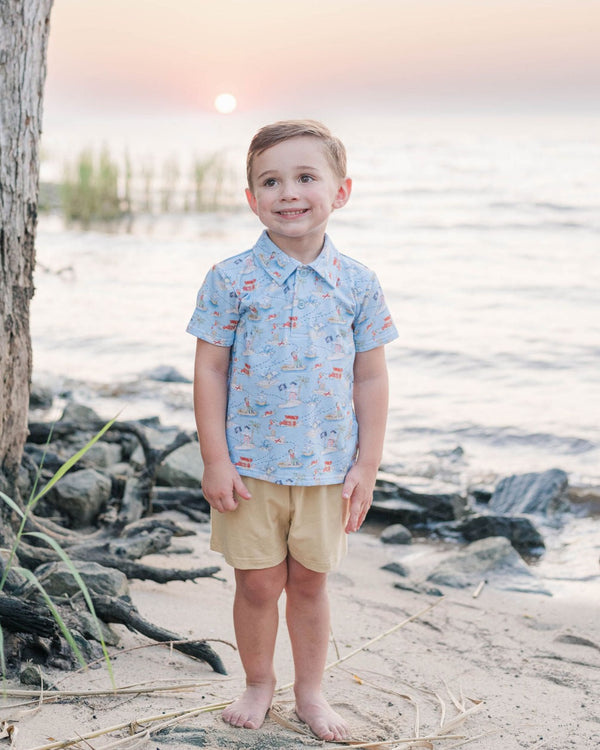 Shipwrecked Polo Short Set