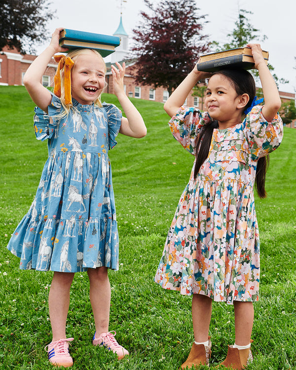 Evelyn Dress- Watercolor Floral