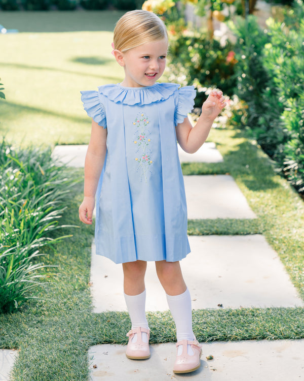 Sid Scallop Pleat Dress