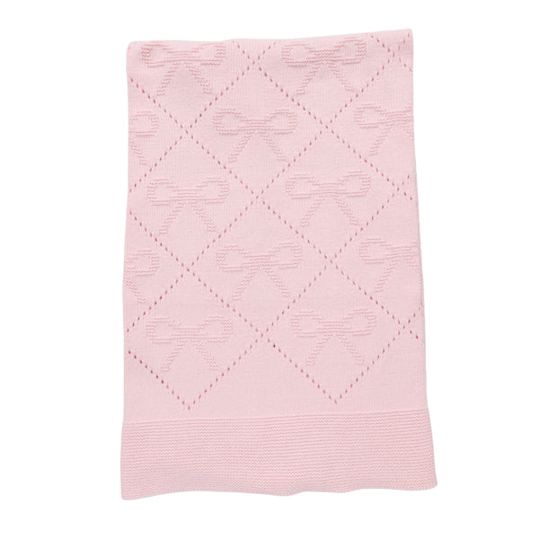 Pink Blanket- Bows