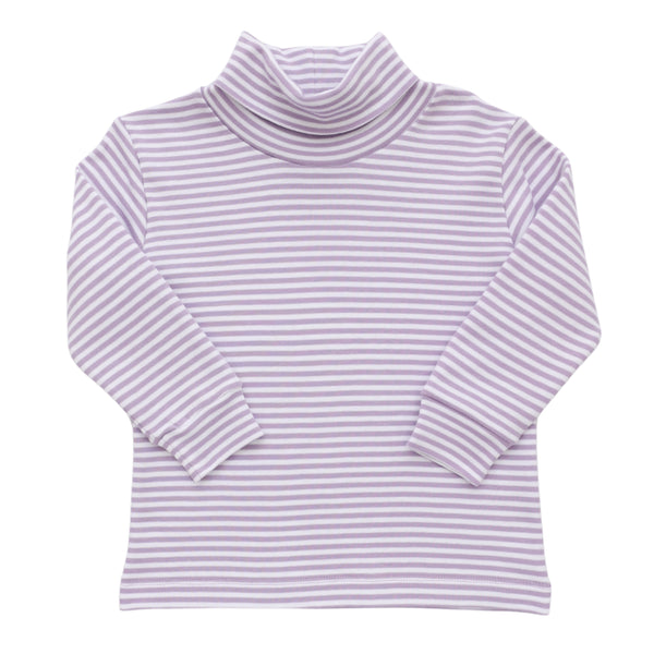 Purple Stripe Turtleneck