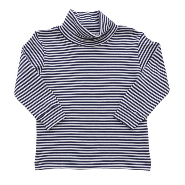 Navy Stripe Turtleneck