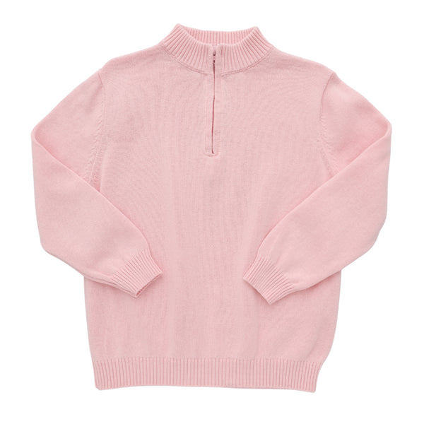 1/4 Zip Pullover- Pink