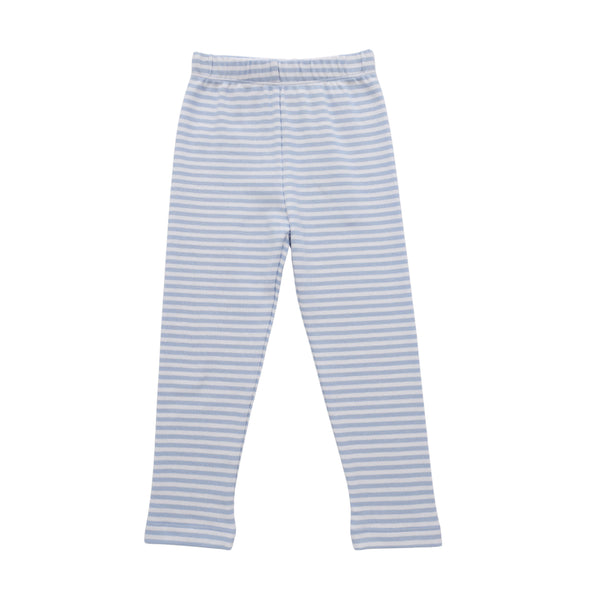 Leggings- Light Blue Stripe