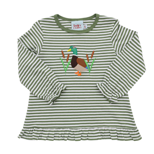 Mallard W/ Bow Ruffle Top