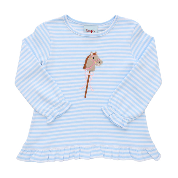 Stick Horse Ruffle Top
