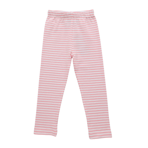 Leggings- Light Pink Stripe