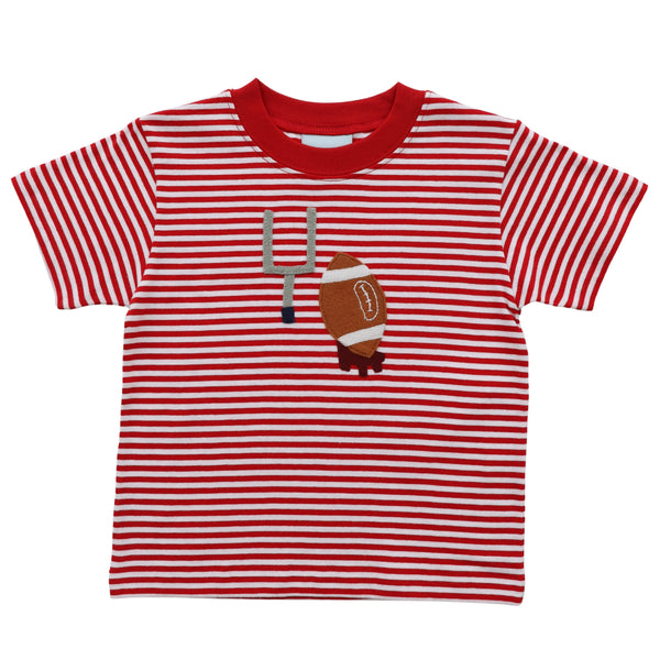 Touchdown Shirt- Red Stripe