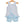 Let's Cheer! Swing Back Bloomer Set- Light Blue Stripe