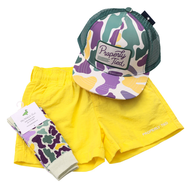 Sportsman Trucker Hat Mardi Gras Camo