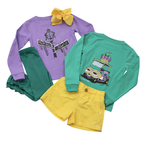 Mardi Cart LS- Crop Green