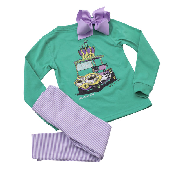 Mardi Cart LS- Crop Green