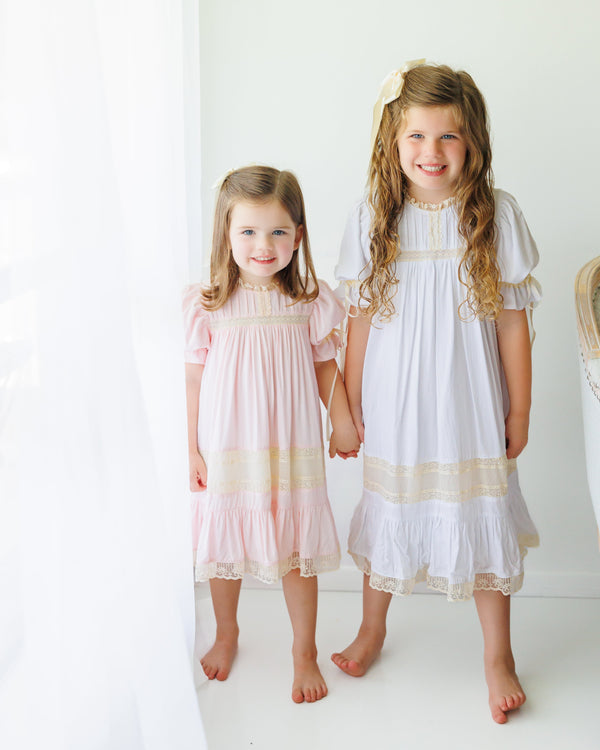 White/Ecru Heirloom Dress