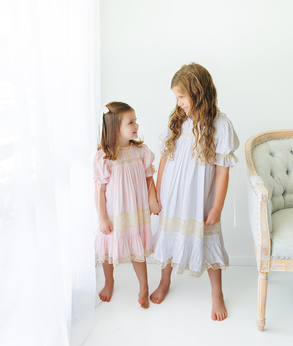 White/Ecru Heirloom Dress