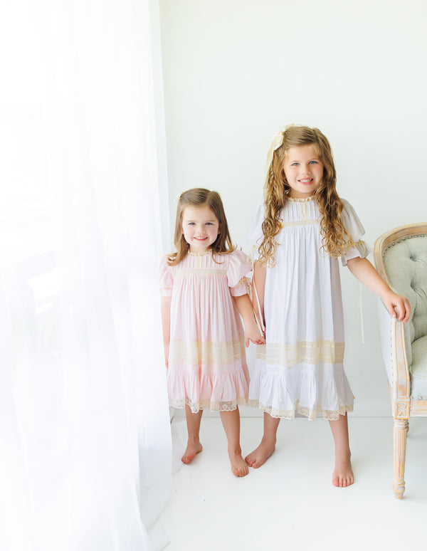 White/Ecru Heirloom Dress