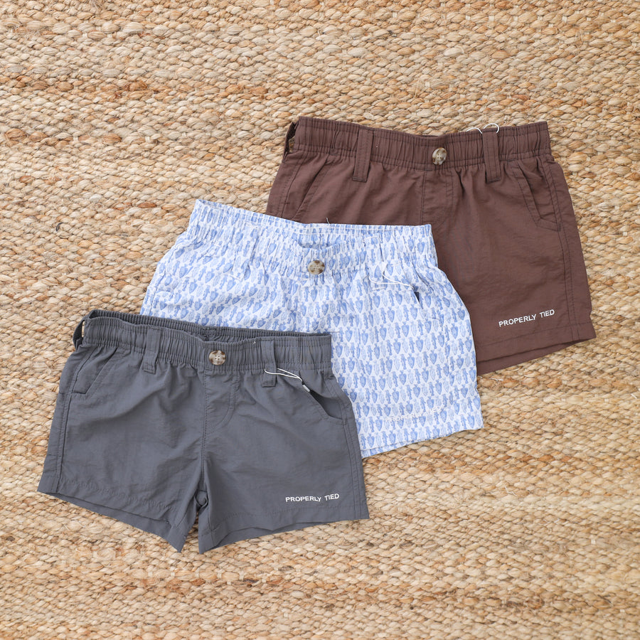Properly Tied Boys Augusta Shorts - Tan Khaki main image 0