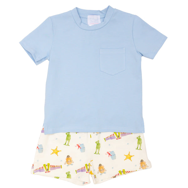 Covington Crewneck W/ Stafford Short Set- You’ve Got a Friend in Me