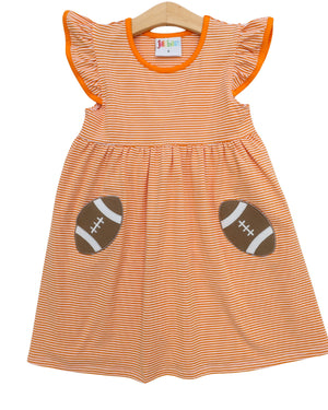 orange football dress Stand Out on Game Day with the Orange Sequin Football Dress S