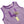 Down, Set, Hut Bubble- Purple Stripe