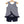 Let's Cheer! Swing Back Bloomer Set- Navy Stripe