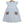 Let's Cheer! Football Pocket Dress- Light Blue Stripe