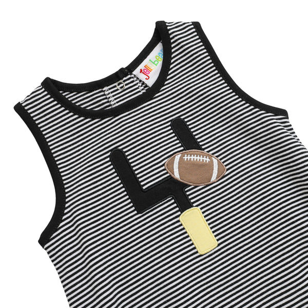 Down, Set, Hut Bubble- Black Stripe