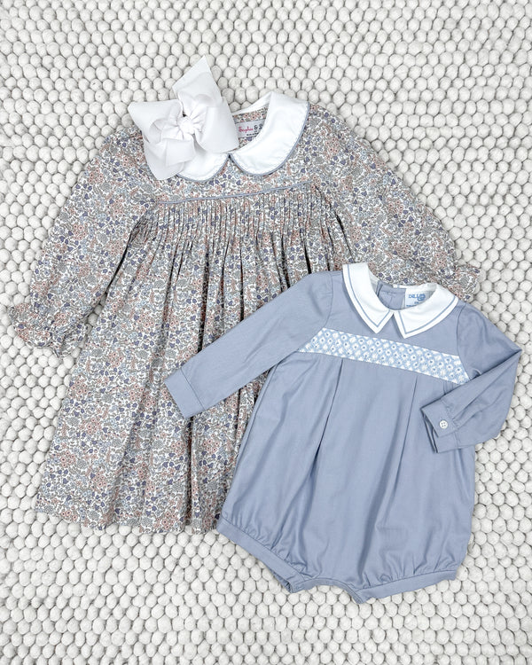 Smock Boy Bubble- Blue
