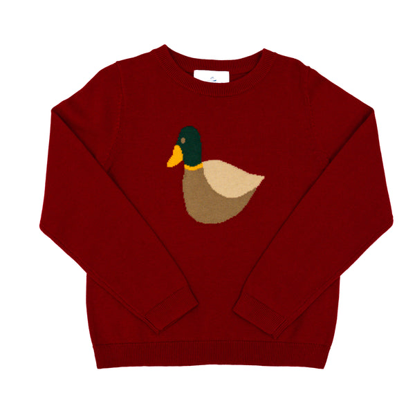 Duck Sweater- Mineral Red