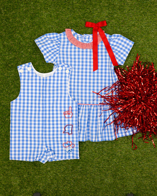 Rebel Blue/Red 3 Logo Shortall